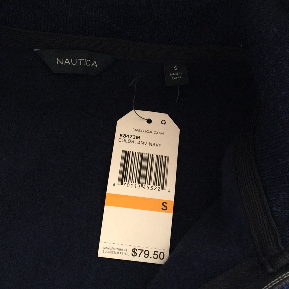 Men’s Nautica Quarter Zip Sweathshirt - Picture 5 of 8